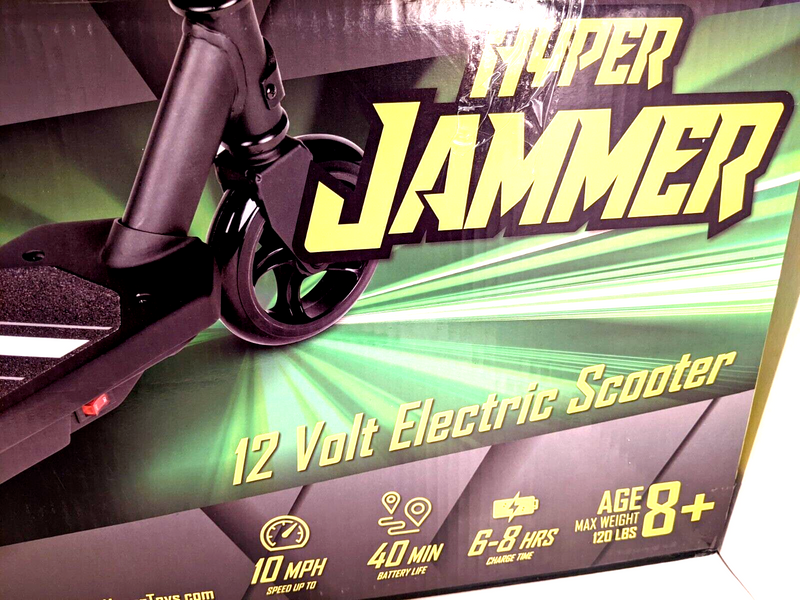 Hyper Toys 12V Jammer Electric Scooter for Kids, Suitable for Ages 8 and Up