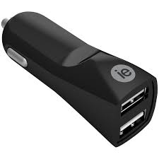 iEssentials 3.4-Amp Dual USB Car Charger TekShack