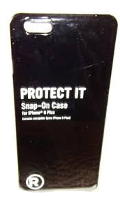 iPhone 6 (4.7") Protect It Snap-On Case, Black RadioShack TekShack