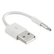 iPod Shuffle Charging & Sync Cable – 3.5mm Jack to USB (Compatible with 3rd, 4th, 5th, 6th Gen) TekShack