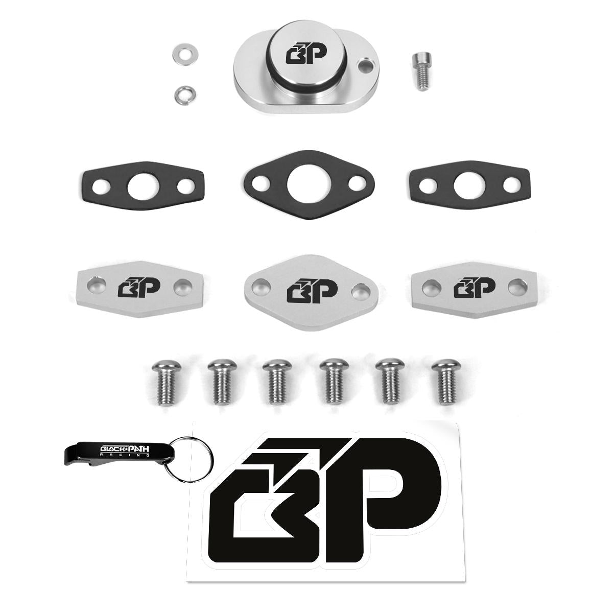 1998-2000 Chevy Camaro LS1 EGR Air Emissions Block Off Plate Set