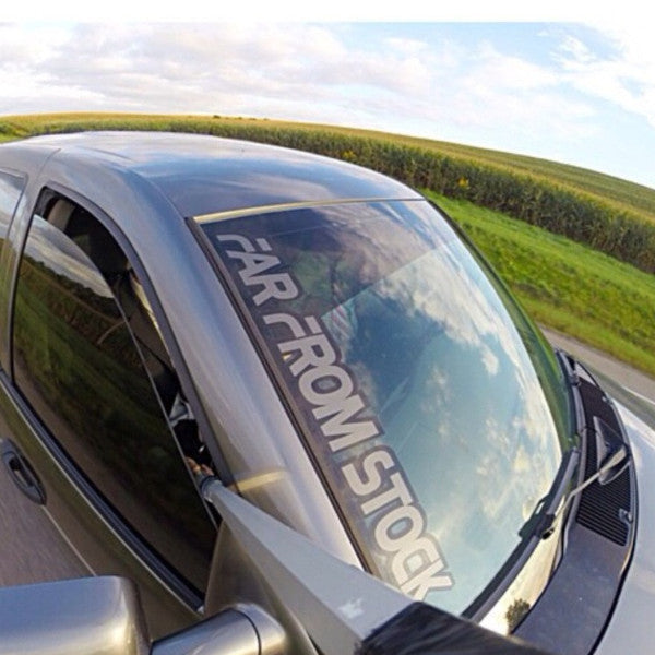 24" FFS Windshield Pillar Decal Far From Stock - Merch