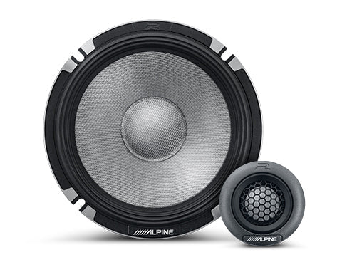 Alpine R2-S652 6.5" 2-Way Component Speakers (Pair) Alpine