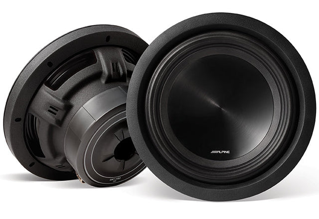 Alpine SWT-10S2 Shallow 10" Subwoofer DVC 2-Ohm Alpine
