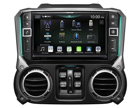 Alpine i509-WRA-JK 9" Digital Media Receiver - Jeep Wrangler JK 11-18 Alpine