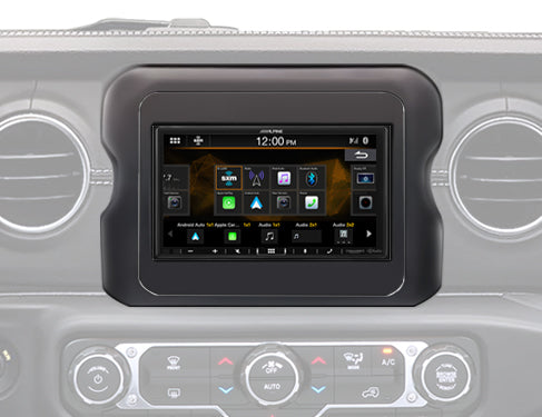 Alpine i407-WRA-JL 6.95" Digital Media Receiver - Jeep Wrangler JL 18-23