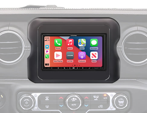 Alpine i407-WRA-JL 6.95" Digital Media Receiver - Jeep Wrangler JL 18-23
