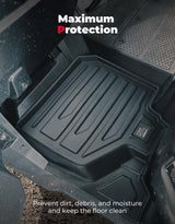 Floor Mats TPE All-Weather Anti-Slip Liners for Pioneer 1000-6 (4 Pcs)