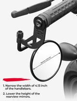Motorcycle Rearview Mirrors Extenders Bracket for Sportster S RH1250 2021-2025