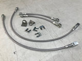 72-93 Dodge 4WD Dana 60 Stainless Steel Braided Brake Hoses
