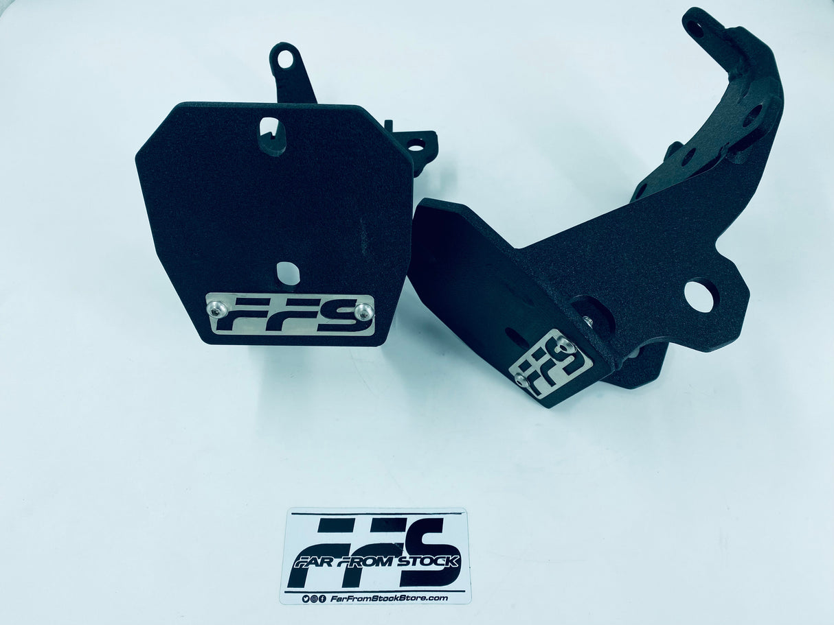 14-C Ram 2500 Coil Rear Long Arm/Traction Bar “Re-Link” Kit (Rear AXLE BRACKETS ONLY) Far From Stock