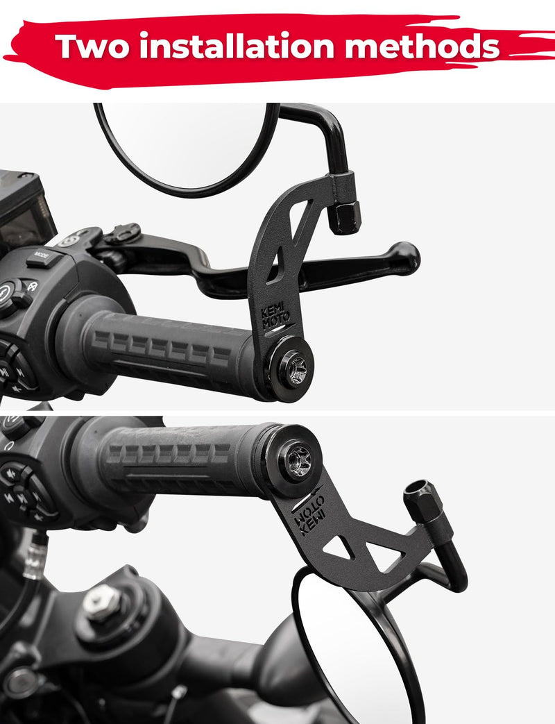 Motorcycle Rearview Mirrors Extenders Bracket for Sportster S RH1250 2021-2025