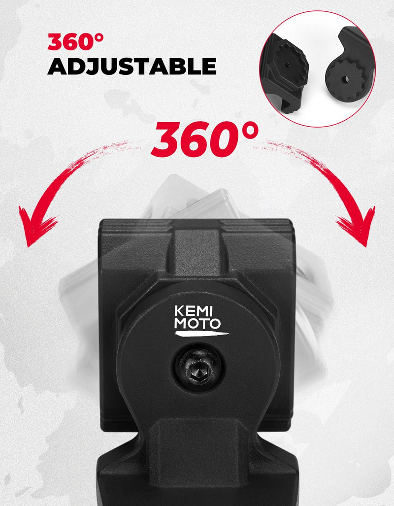 UTV Whip Light Flag Mounts fit Pro-Fit Cage