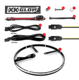 XK 4 pc 15” Wheel Ring Light Kit App Controlled