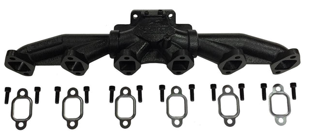 3 PIECE EXHAUST MANIFOLD FOR 1988-1998 DODGE CUMMINS 12V Far From Stock Diesel Power Source