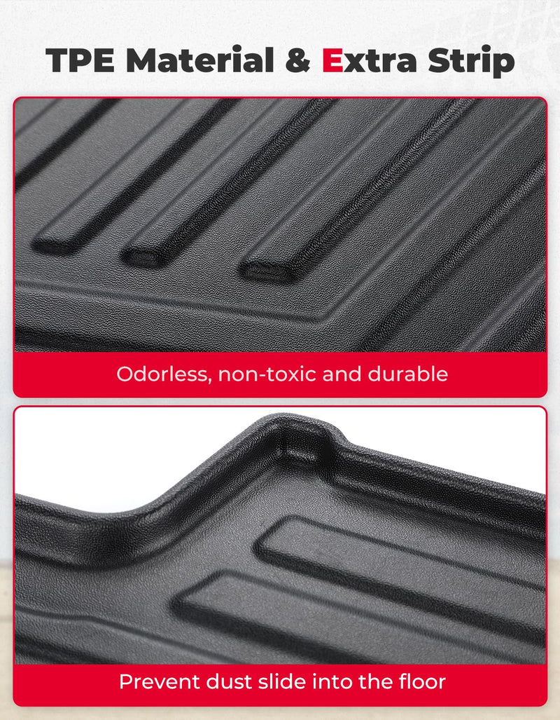 Floor Mats TPE All-Weather Anti-Slip Liners for Pioneer 1000-6 (4 Pcs)