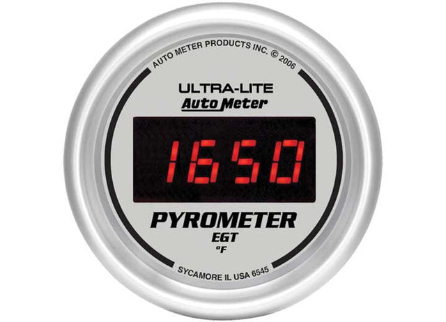2-1/16IN E.G.T. PYROMETER 0-2000F, DIGITAL SILVER Far From Stock - Meyer Distributing