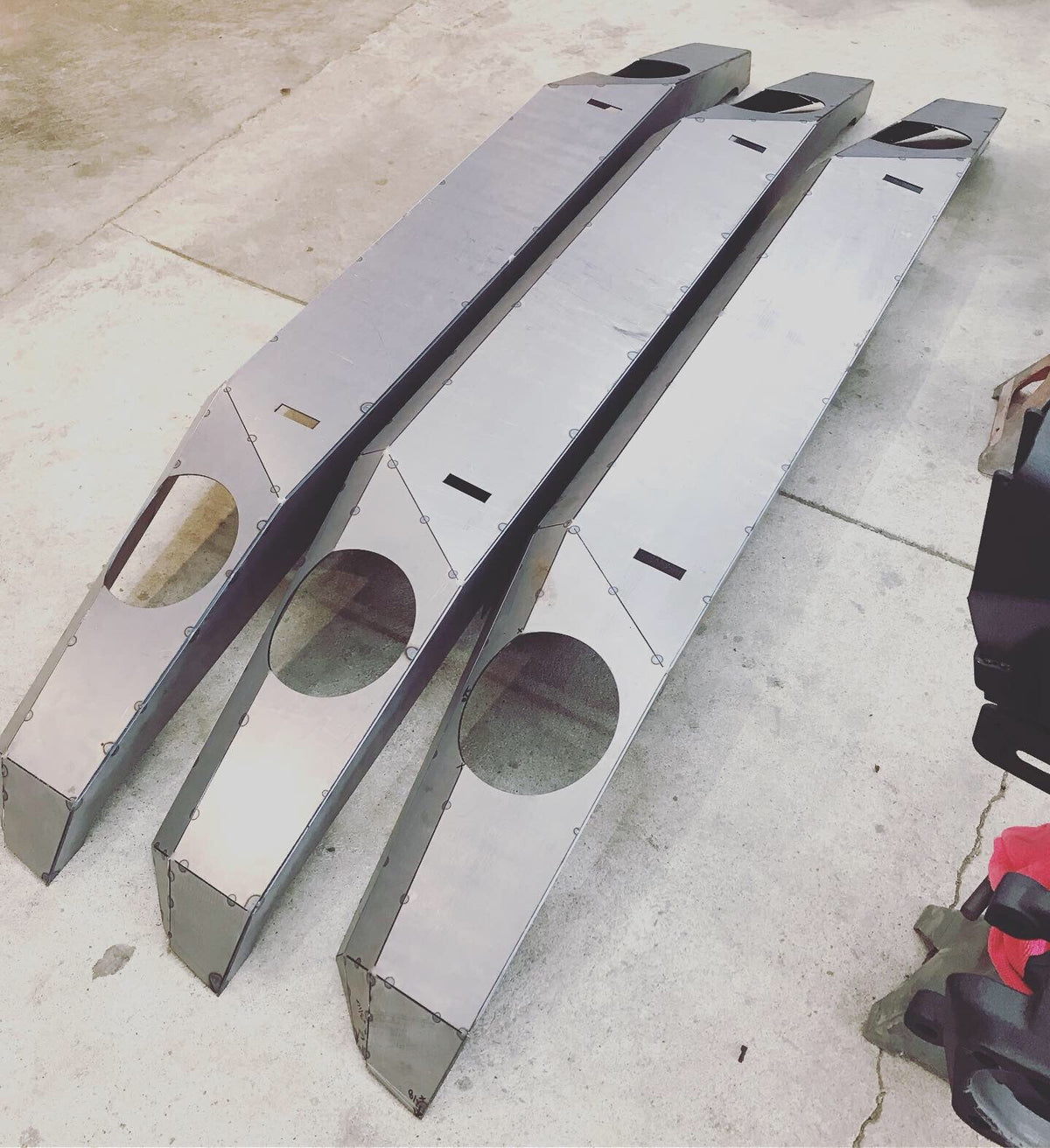 Older Duty Front bumper Tacked