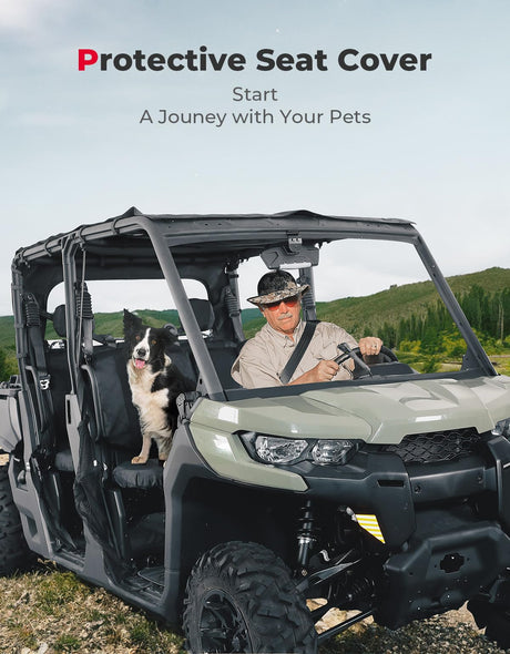 Waterproof Repellent Seat Cover for Can-Am Defender MAX HD10|9|8|7