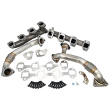 PPE High Flow Exhaust Manifold and Up Pipe Kit - 6.6 Duramax (2006-2007)