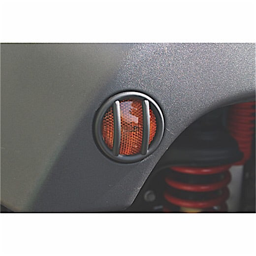 2007-16 Jeep Wrangler JK EURO GUARD PAIR SIDE MARKER BLACK