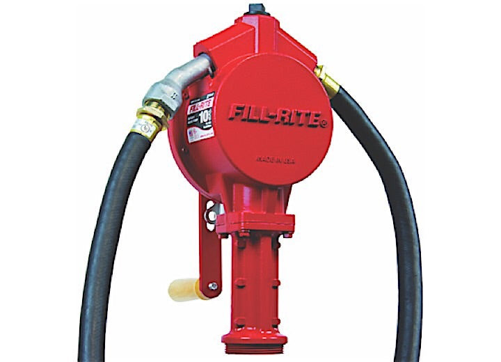 ROTARY HAND PUMP, 3/4INX8FT NPT HOSE, TELESCOPING STEEL SUCTION PIPE, NOZZLE SPO Far From Stock - Meyer Distributing
