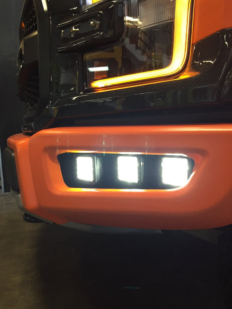2017-2020 Ford Raptor Triple Pod Fog Light Mount GGLighting