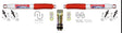 First Gen DUAL STABILIZER KIT W/RED BOOTS 4WD Far From Stock - Meyer Distributing
