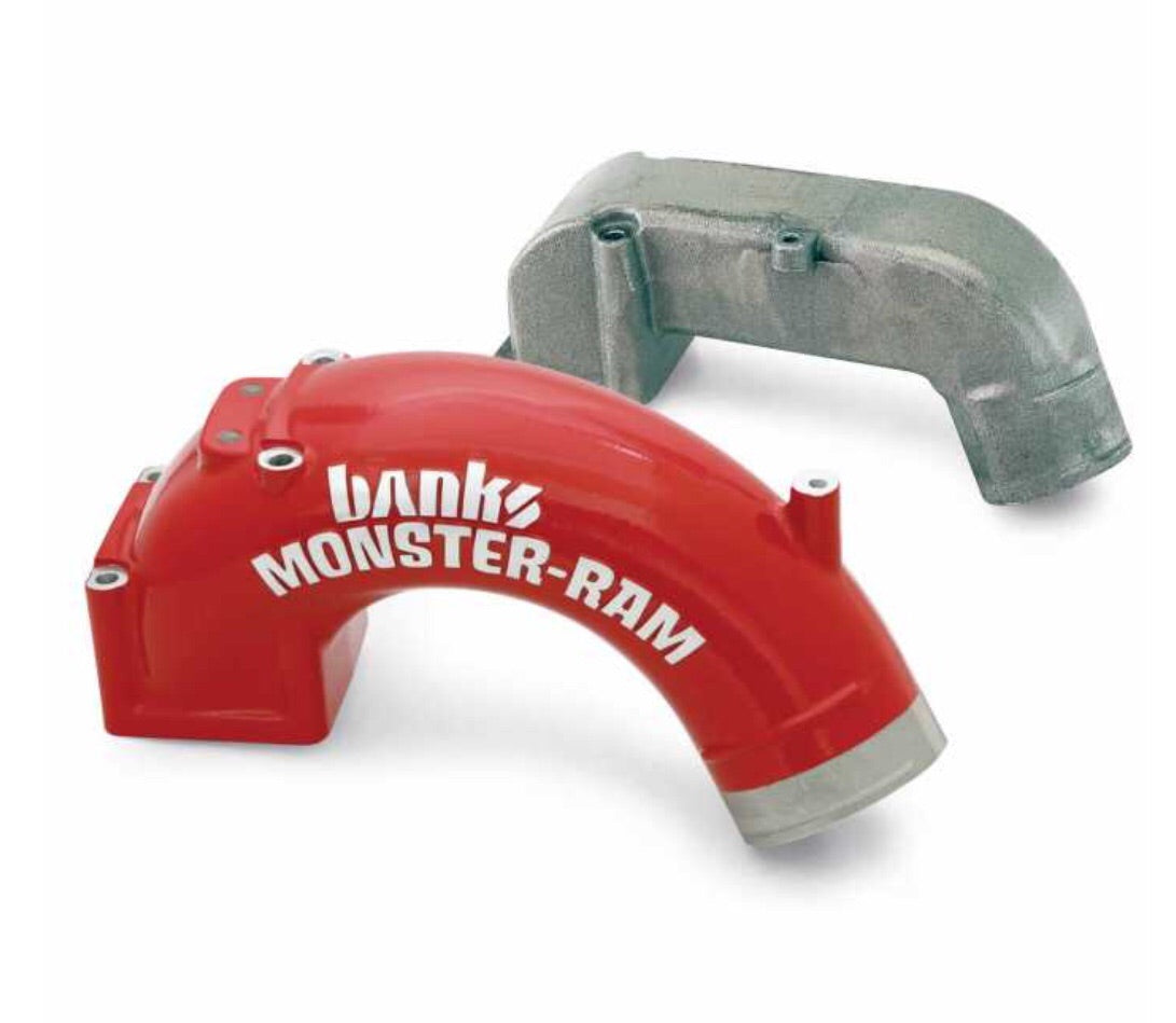 Monster-Ram Intake Elbow with Boost Tube for use with 2003-2007 Dodge 5.9L Far From Stock - Meyer Distributing