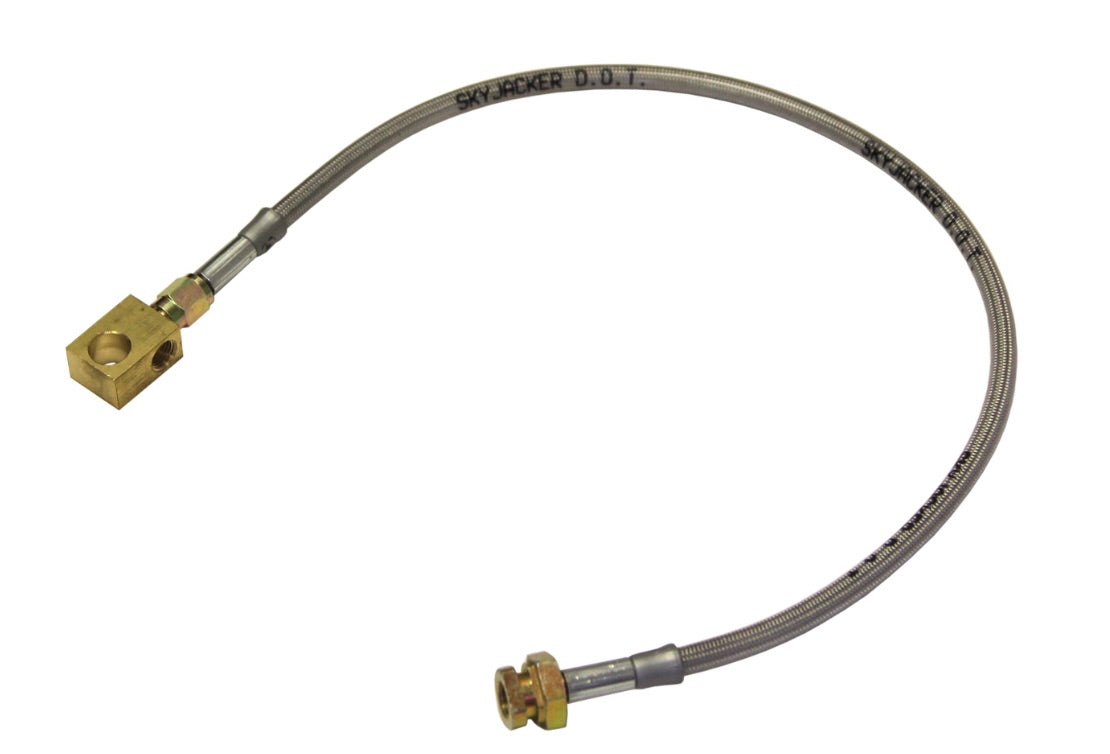 Dodge 76-93 Stainless Steel Braided Brake hose FRONT, For Lift Height 0-8”