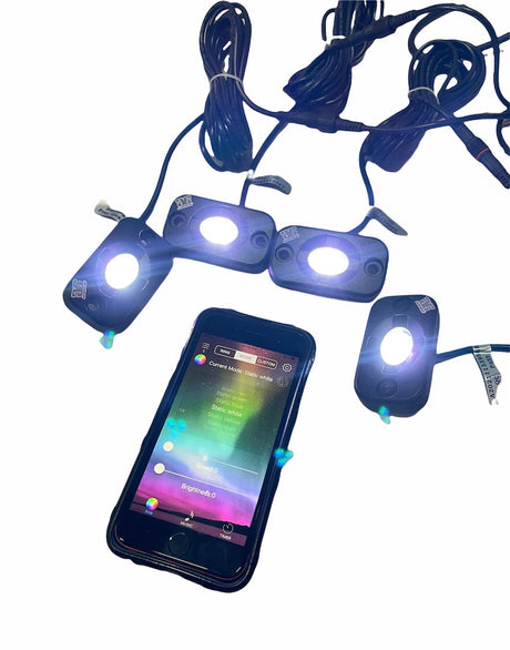 RGB LED Color Changing Rock Lights GGLighting