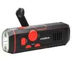 Life+Gear 120-Lumen Stormproof USB Crank Flashlight & Radio TekShack
