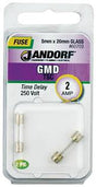 Jandorf Time Delay 250 Volt 2 Amp Fuse #60703 Jandorf