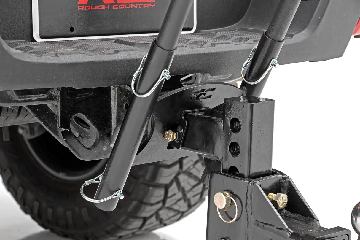 Rough Country Universal 2 Inch Hitch Dual Flag Pole Holder 117500