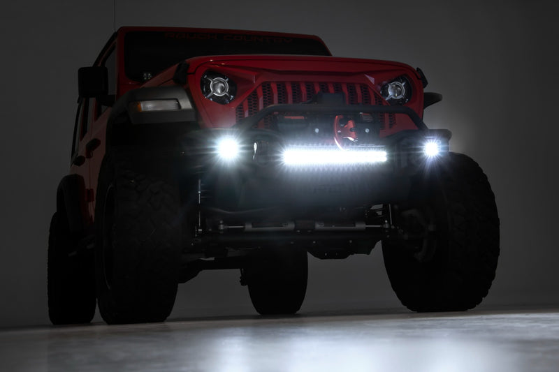 Front Winch Bumper | Tubular | Skid Plate | Jeep Gladiator JT/Wrangler JK & JL/Wrangler Unlimited 