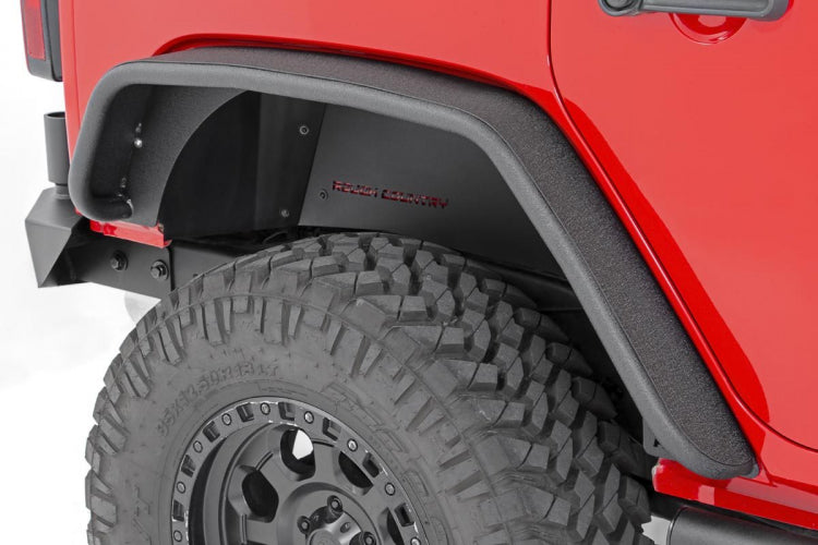 Rough Country Flat Fender Flare Steel | Jeep Wrangler JK (2007-2018)