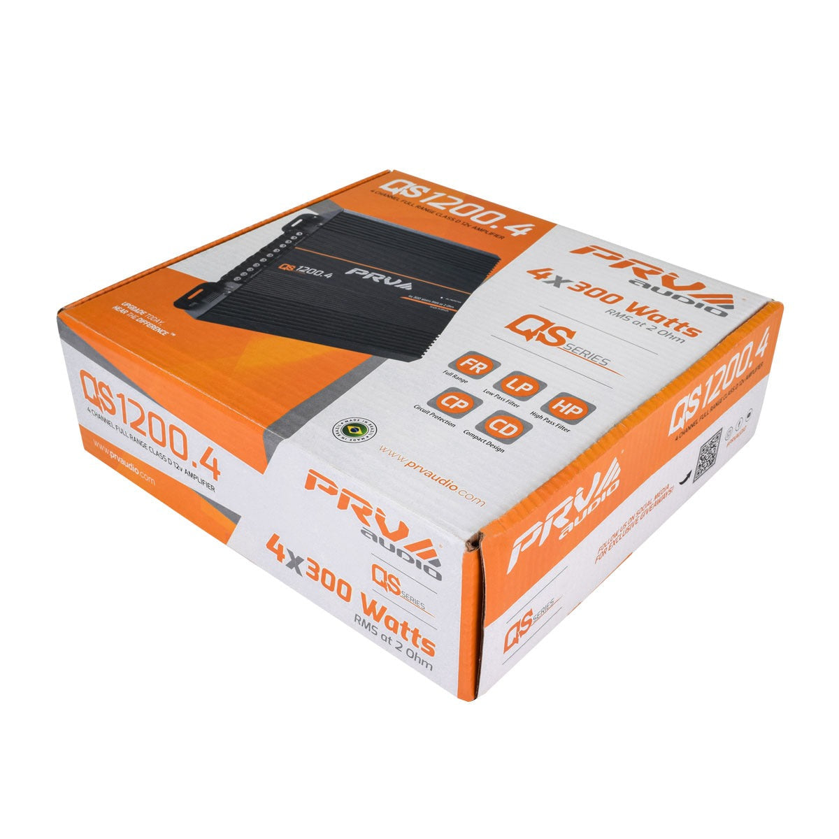 PRV Audio QS1200.4 | 4-Channel Class D Amplifier 2-Ohm PRV Audio