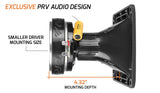 PRV Audio WG175PH 1" Exit Phenolic Compression Driver + Horn Combo PRV Audio