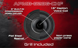 Audiopipe APMB-628G-CHF 6.5" 150W RMS Compression Horn Midrange Speakers (Single) Audiopipe