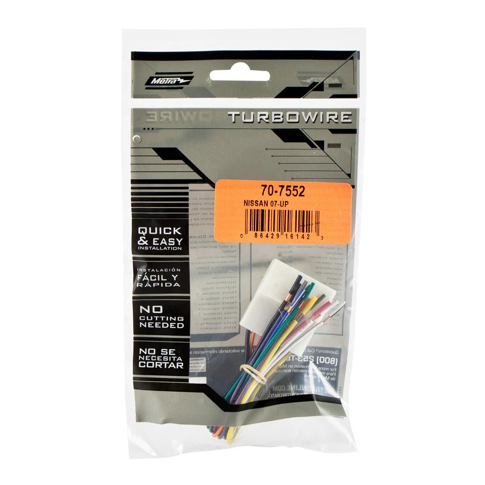 Metra 70-7552 Radio Replacement Harness For Nissan/Subaru 2007-2024 Metra
