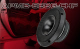 Audiopipe APMB-628G-CHF 6.5" 150W RMS Compression Horn Midrange Speakers (Single) Audiopipe