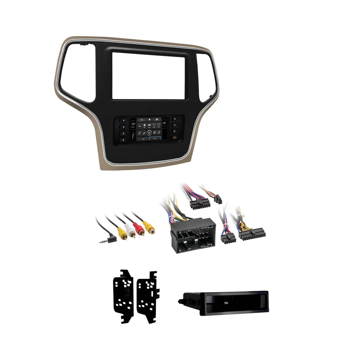 Metra 99-6536BZ Jeep Grand Cherokee 2014-2021 Bronze Trim TurboTouch Kit Metra