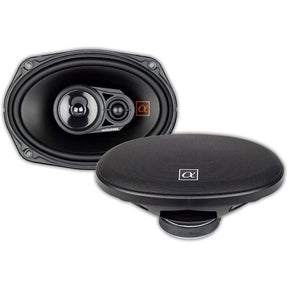 Alphasonik NS693 | 6"x9" 210W 3-Way Coaxial Speakers 3-Ohm (Pair) Alphasonik