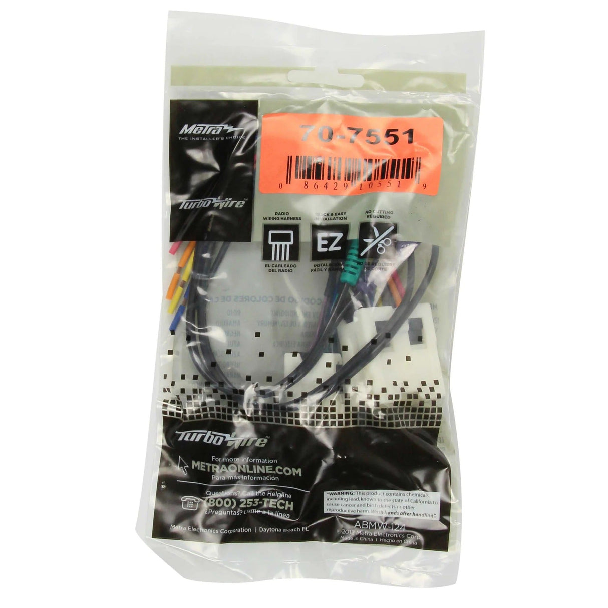 Metra 70-7551 Amp Integration Harness For Nissan/Infinity 1995-2013 Metra