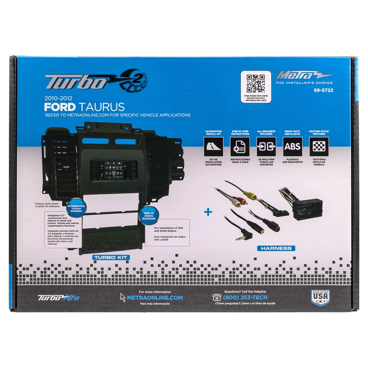Metra 99-5722 Ford Taurus 2010-2012 TurboTouch Kit Metra