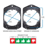 Metra 82-3020 Chevrolet Silverado/GMC Sierra 2007-2014 Speaker Adapter Metra