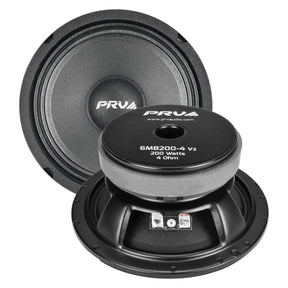 PRV Audio 6MB200-4 v2 6.5" 200W RMS Midbass Speaker (Single) PRV Audio