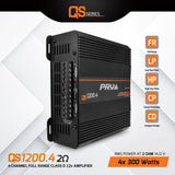 PRV Audio QS1200.4 | 4-Channel Class D Amplifier 2-Ohm PRV Audio