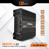 PRV Audio QS800.4 | 4-Channel Class D Amplifier PRV Audio