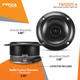 PRV Audio TW500Ti-4 Shallow Bullet Tweeters (Pair) PRV Audio